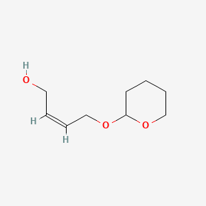 Chemical structure of (Z)-4-(Tetrahydro-2H-pyran-2-yl-oxy)but-2-en-1-ol