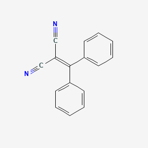 Chemical structure of 4-(2-Cyano-phenylethenyl)benzonitrile