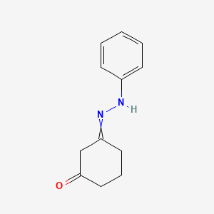 Chemical structure of (Z)-3-(2-Phenylhydrazono)cyclohexanone