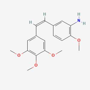 Chemical structure of AC-7739 free base