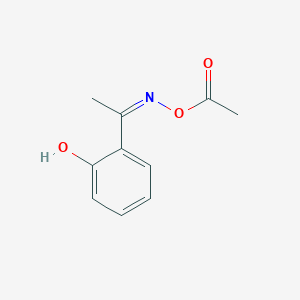 Chemical structure of 2'-Hydroxyacetophenone Oxime Acetate