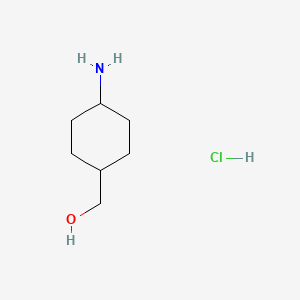 Chemical structure of (trans-4-Aminocyclohexyl)methanol hydrochloride