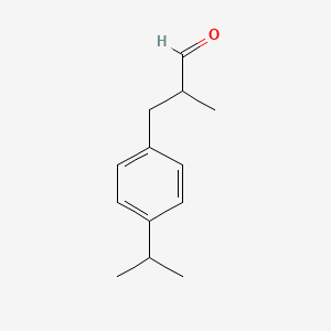Chemical structure of (trans-2-(4-isopropylphenyl)cyclopropyl)methanol