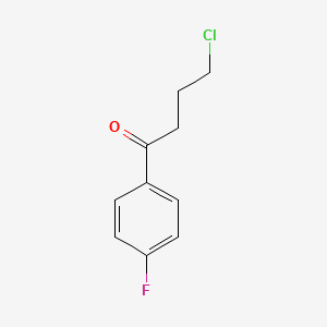 Chemical structure of (trans-2-(4-chloro-3-fluorophenyl)cyclopropyl)methanol