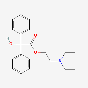 Chemical structure of (trans-1-benzyl-4-(2,4-dimethoxyphenyl)pyrrolidin-3-yl)methanol