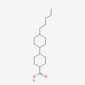 Chemical structure of (Trans,Trans)-4-Pentyl-[1,1-Bicyclohexyl]-4-Carboxylic Acid