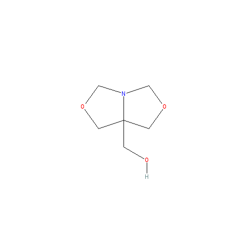 Chemical structure of Hydroxymethyl dioxoazabicyclooctane