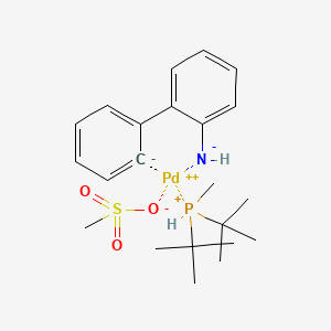 Chemical structure of (t-Bu)2PMe-Pd-G3