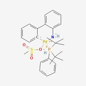 Chemical structure of (t-Bu)2PhP Pd G3