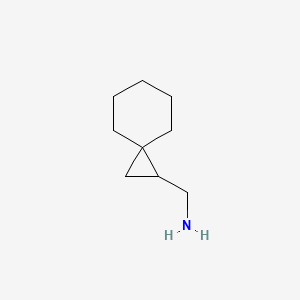 Chemical structure of (spiro[2.5]oct-1-ylmethyl)amine