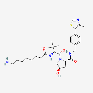 Chemical structure of (S,R,S)-AHPC-C7-amine