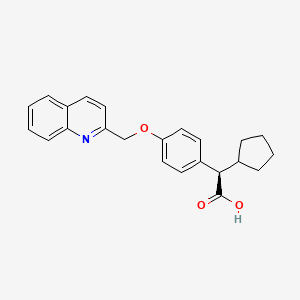 Chemical structure of (S)-tyrosine benzyl ester