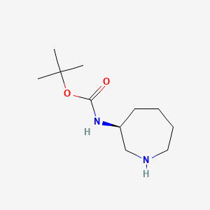 Chemical structure of (S)-3-N-Boc-aminoazepane