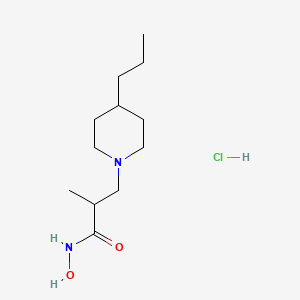 Chemical structure of (S)-tert-Butyl 2-propylpiperazine-1-carboxylate hydrochloride