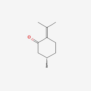 Chemical structure of (S)-Pulegone