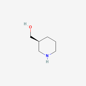 Chemical structure of (S)-Piperidine-3-methanol