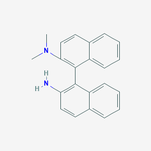 Chemical structure of (S)-N,N-Dimethyl-[1,1'-binaphthalene]-2,2'-diamine