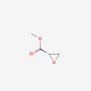Chemical structure of (S)-Methyl oxirane-2-carboxylate