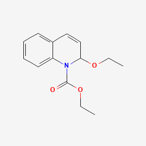 Chemical structure of (S)-methyl 5-oxo-1-((S)-1-phenylethyl)pyrrolidine-3-carboxylate