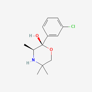 Chemical structure of (S)-Methyl 4-(piperidin-2-yl)benzoate hydrochloride