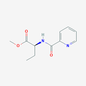 Chemical structure of (S)-methyl 2-(picolinamido)butanoate