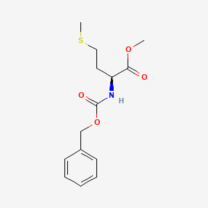 Chemical structure of Cbz-L-methionine methyl ester