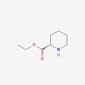 Chemical structure of (S)-Ethyl piperidine-2-carboxylate