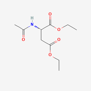 Chemical structure of (S)-Diethyl 2-acetamidosuccinate