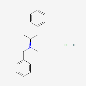 Chemical structure of (S)-Benzphetamine-d3 Hydrochloride