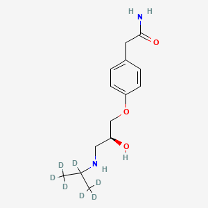 Chemical structure of (S)-Atenolol-d7