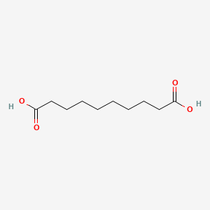 Chemical structure of (S)-7-Fluoro-2,3-dihydro-1H-inden-1-amine hydrochloride
