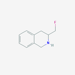 Chemical structure of (1S)-5-Fluoro-1,2,3,4-tetrahydronaphthylamine