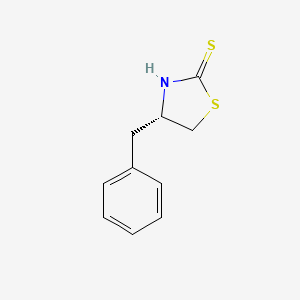 Chemical structure of (S)-4-benzylthiazolidine-2-thione