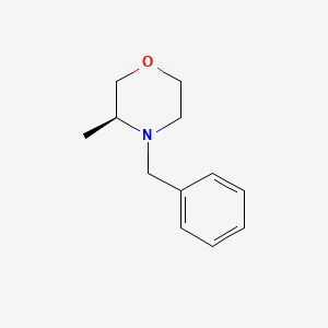 Chemical structure of (S)-4-benzyl-3-MethylMorpholine