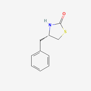 Chemical structure of (S)-4-benzyl-1,3-thiazolidin-2-one