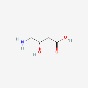 Chemical structure of (S)-4-Amino-3-hydroxybutanoic acid