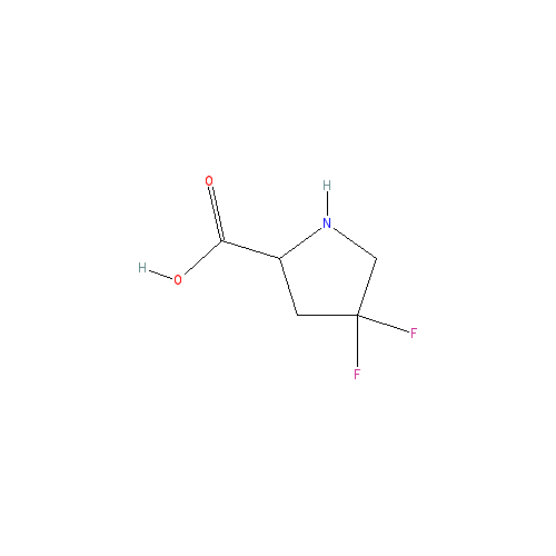 Chemical structure of 4,4-Difluoroproline