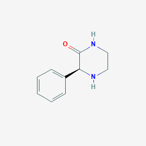 Chemical structure of (S)-3-Phenylpiperazin-2-one