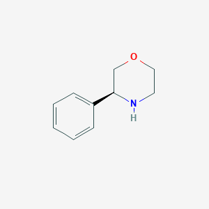 Chemical structure of (S)-3-Phenylmorpholine
