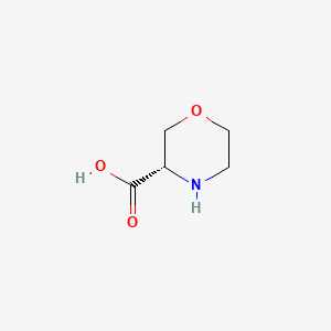 Chemical structure of (S)-3-Morpholinecarboxylic Acid