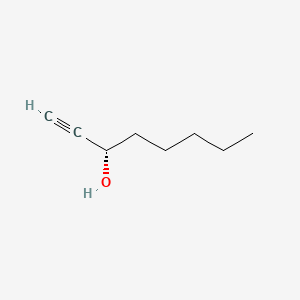 Chemical structure of 1-Octyn-3-ol, (3S)-