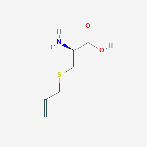 Chemical structure of (S)-3-(Allylthio)-2-aminopropanoic acid
