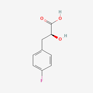 Chemical structure of (S)-3-(4-Fluorophenyl)-2-hydroxypropionic Acid