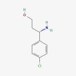 Chemical structure of (S)-3-(4-CHLOROPHENYL)-BETA-ALANINOL