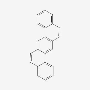 Chemical structure of (S)-3-(1-Amino-2,2,2-trifluoroethyl)benzoic acid hydrochloride