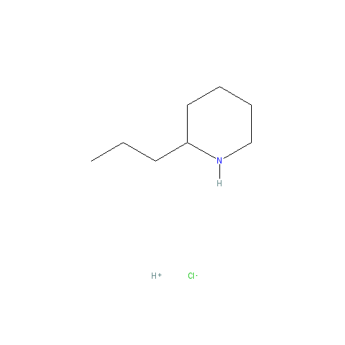 Chemical structure of (S)-2-Propylpiperidine hydrochloride