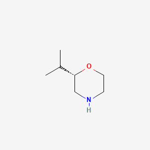 Chemical structure of (S)-2-Isopropylmorpholine