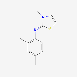 Chemical structure of (S)-2-Isopropyl-2,3-dihydrobenzo[d]imidazo[2,1-b]thiazole