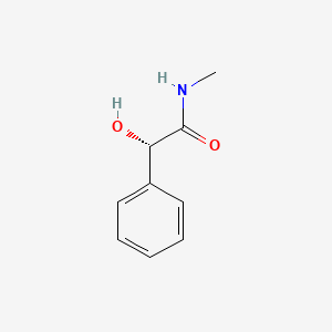 Chemical structure of (S)-2-Hydroxy-N-methyl-2-phenylacetamide