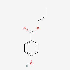 Chemical structure of (S)-2-Hydroxy-4-phenylbutyric Acid